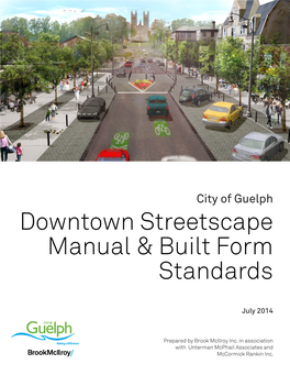 Downtown Streetscape Manual & Built Form Standards