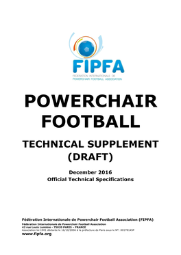 FIPFA Technical Supplement