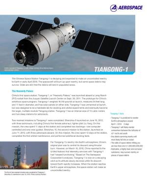 Tiangong-1 in Orbit