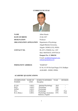 Husain CV Akbar .Pdf