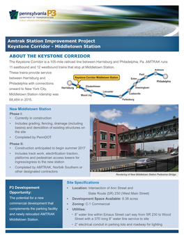 About the Keystone Corridor Amtrak Station Improvement Project