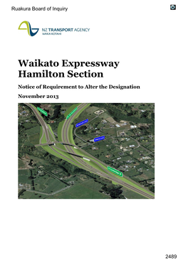 Waikato Expressway Hamilton Section