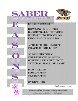 Saber Seasons Feb 2015