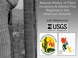 Natural History of Plant Invasions & Altered Fire Regimes in The