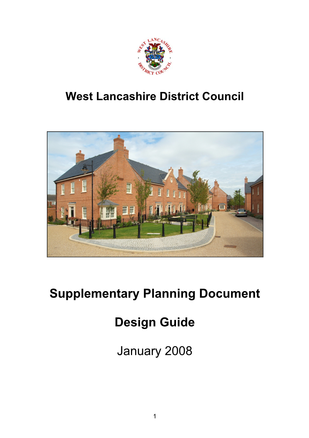 West Lancashire Design Guide