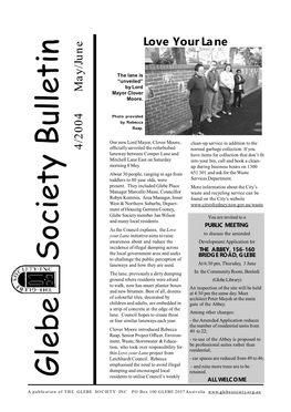 Glebe Society Bulletin 2004 Issue 04