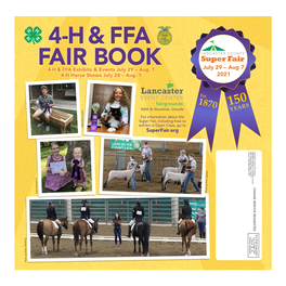 4-H & Ffa Fair Book