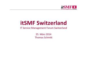 Schmitt Itsmf Switzerland
