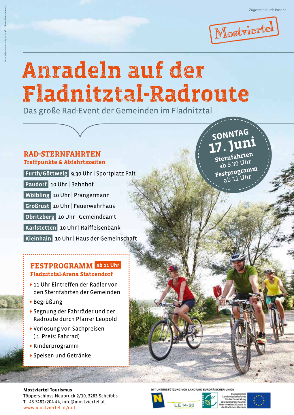 Flyer Fladnitztal Radroute