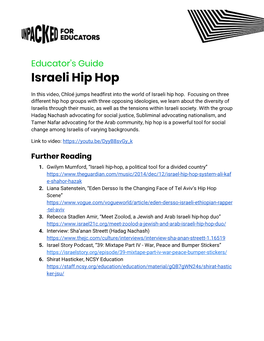 Israeli Hip Hop