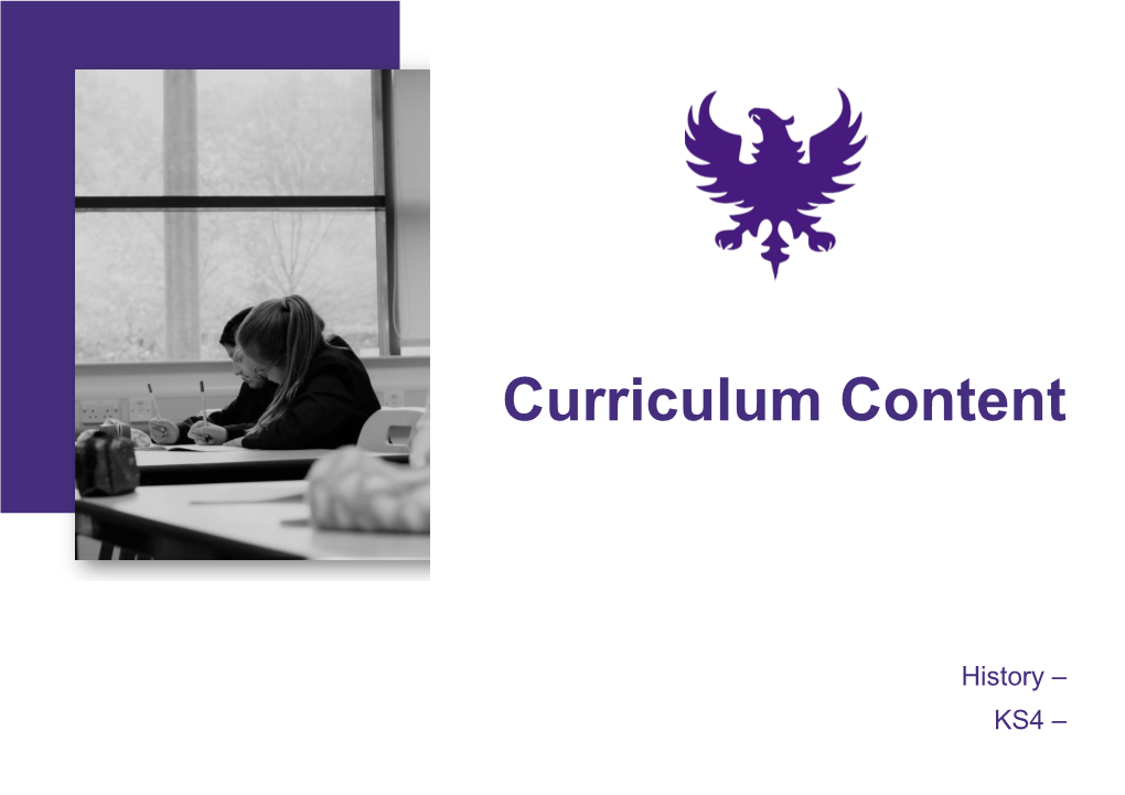 Curriculum Content