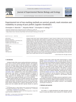 Matechik-Et-Al-2013-Jembe-Pinfish-Marking-Experiment.Pdf