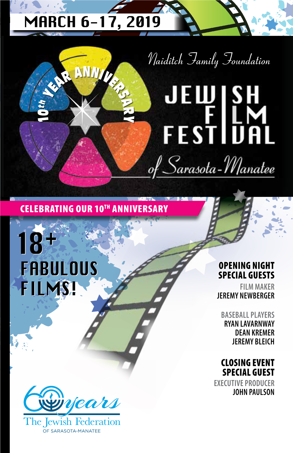 2019 Jewish Film Festival Brochure