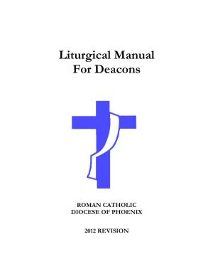 Liturgical Manual for Deacons