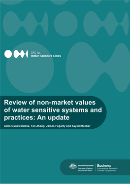 Review of Non-Market Values of Water Sensitive Systems and Practices: an Update