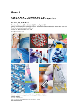 SARS-Cov-2 and COVID-19: a Perspective