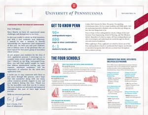 Get to Know Penn the Four Schools