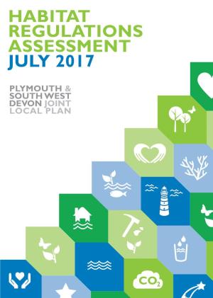 Habitat Regulations Assessment July 2017