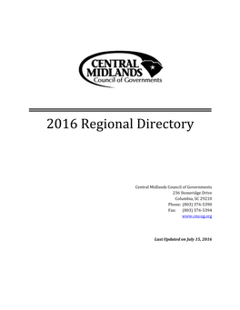 2016 Regional Directory