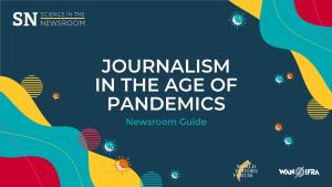 Journalism in the Age of Pandemics: Newsroom Guide