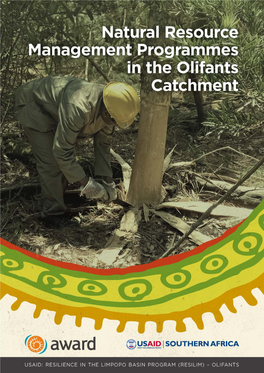 Natural Resource Management Programmes in the Olifants Cathment