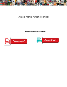 Airasia Manila Airport Terminal