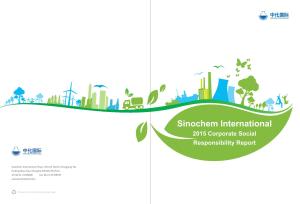 Sinochem International 2015 Corporate Social Responsibility Report