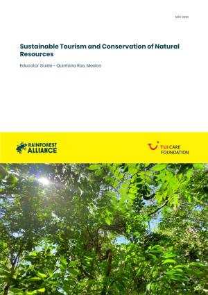 Sustainable Tourism and Conservation of Natural Resources