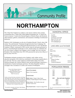 Northampton Community Profiles