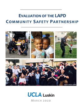 Evaluation of the Lapd Community