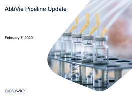 Abbvie Pipeline Update