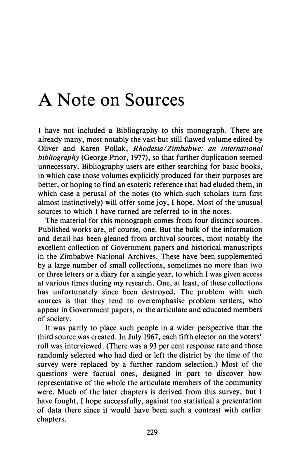 A Note on Sources