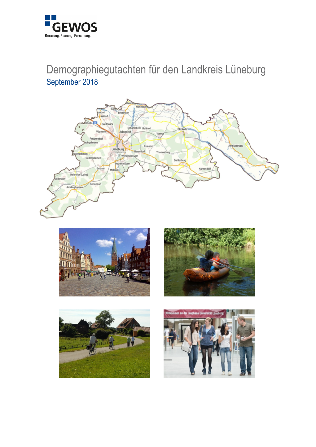 Demographiegutachten Für Den Landkreis Lüneburg September 2018