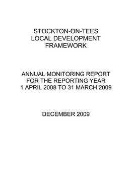 Stockton-On-Tees Local Development Framework