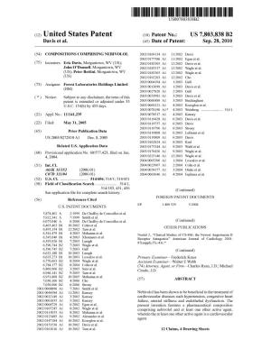 (12) United States Patent (10) Patent No.: US 7.803,838 B2 Davis Et Al
