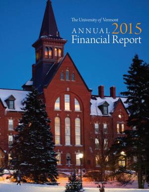 Annual 2015 Financial Report