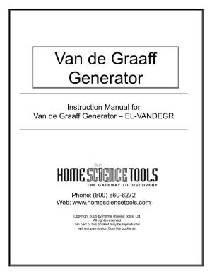 Van De Graaff Generator