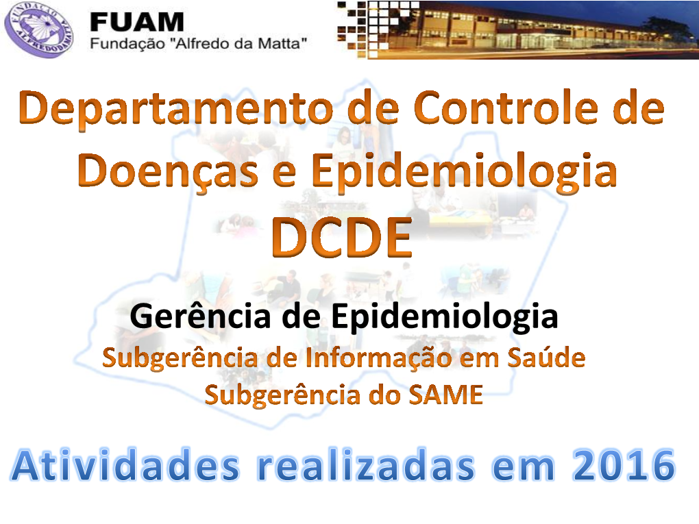 Gerência De Epidemiologia Estrutura Organizacional E Recursos Humanos