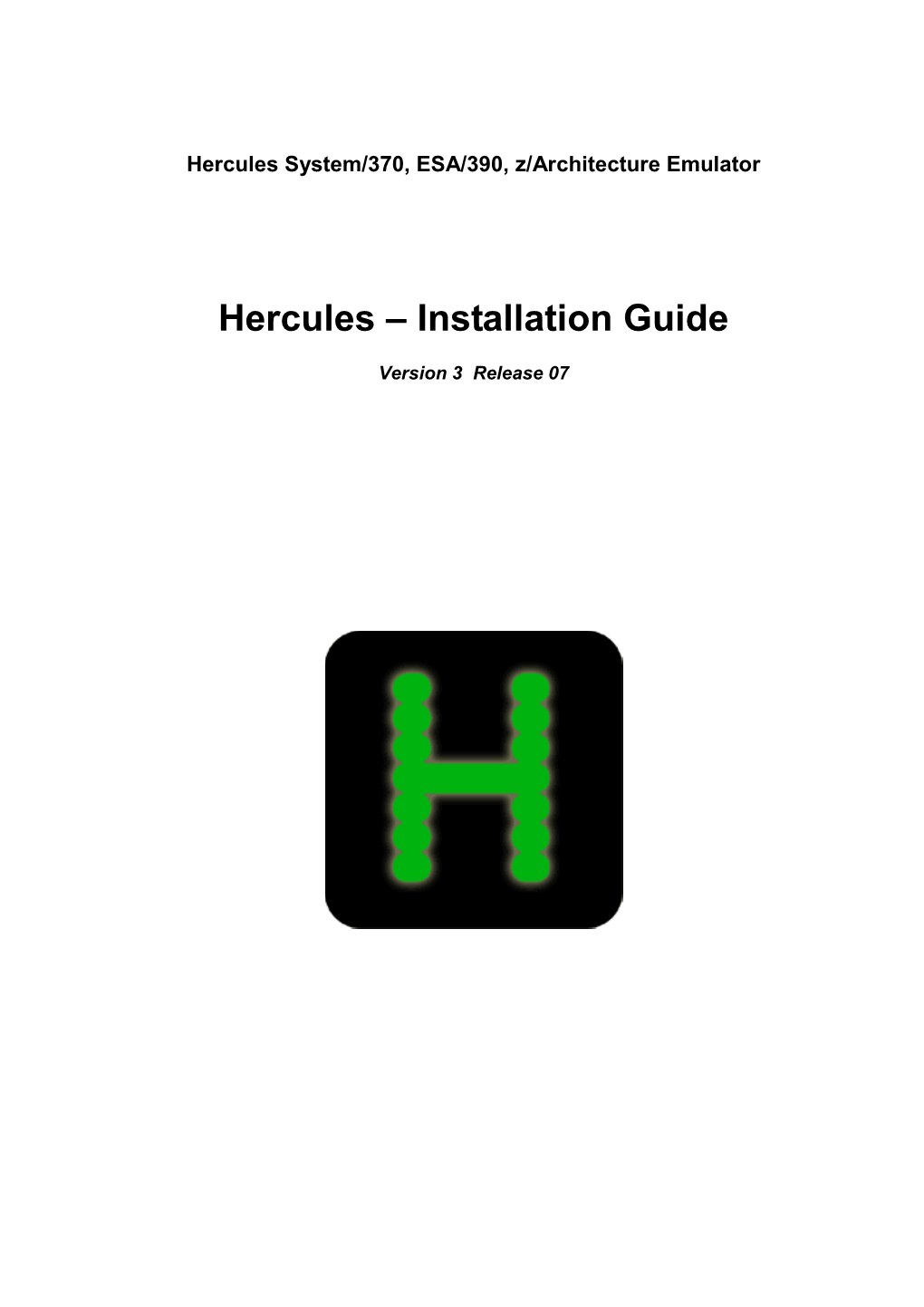 Hercules Installation Guide