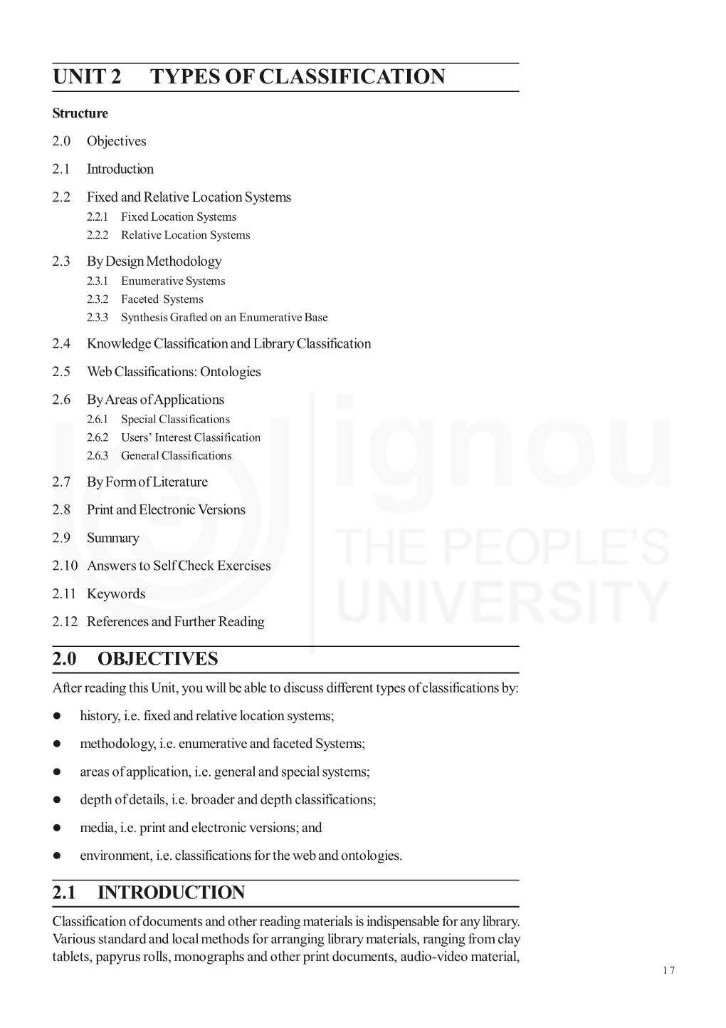 Unit 2 Types of Classification