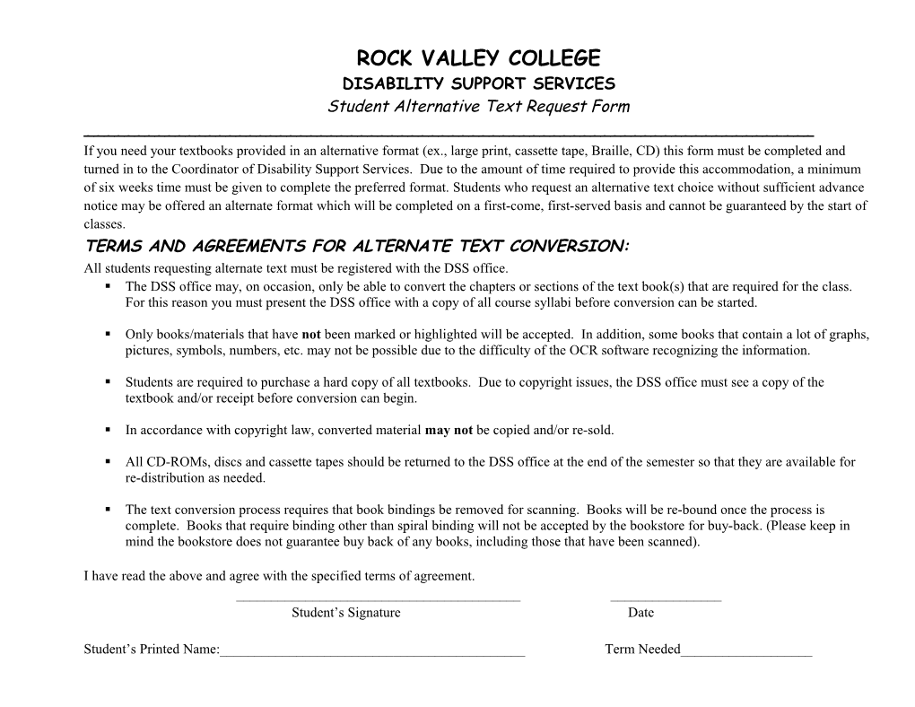 Rock Valley College