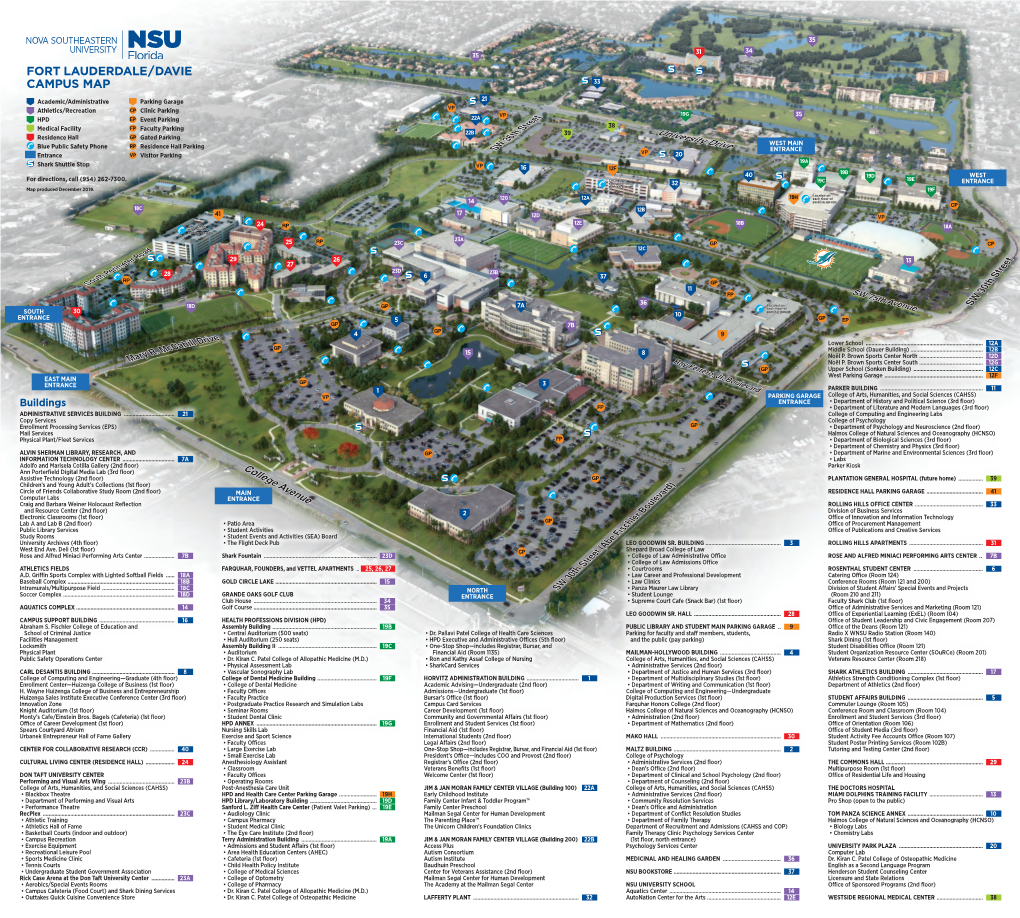 Fort Lauderdale / Davie Campus Map 33