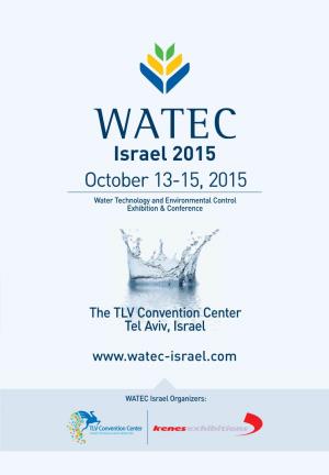 October 13-15, 2015 Israel 2015
