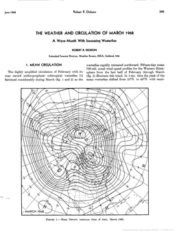 The Weather and Circulation of March 1968