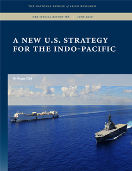 A New U.S. Strategy for the Indo-Pacific