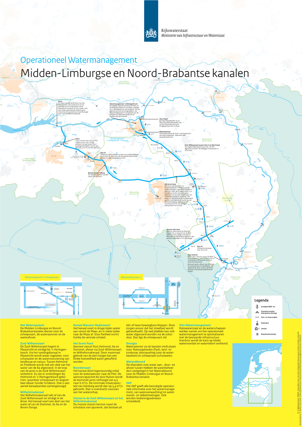 Midden-Limburgse En Noord-Brabantse Kanalen Prins Bernhardsluis Waterschap Waal Rivierenland