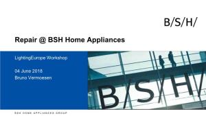 Repair @ BSH Home Appliances