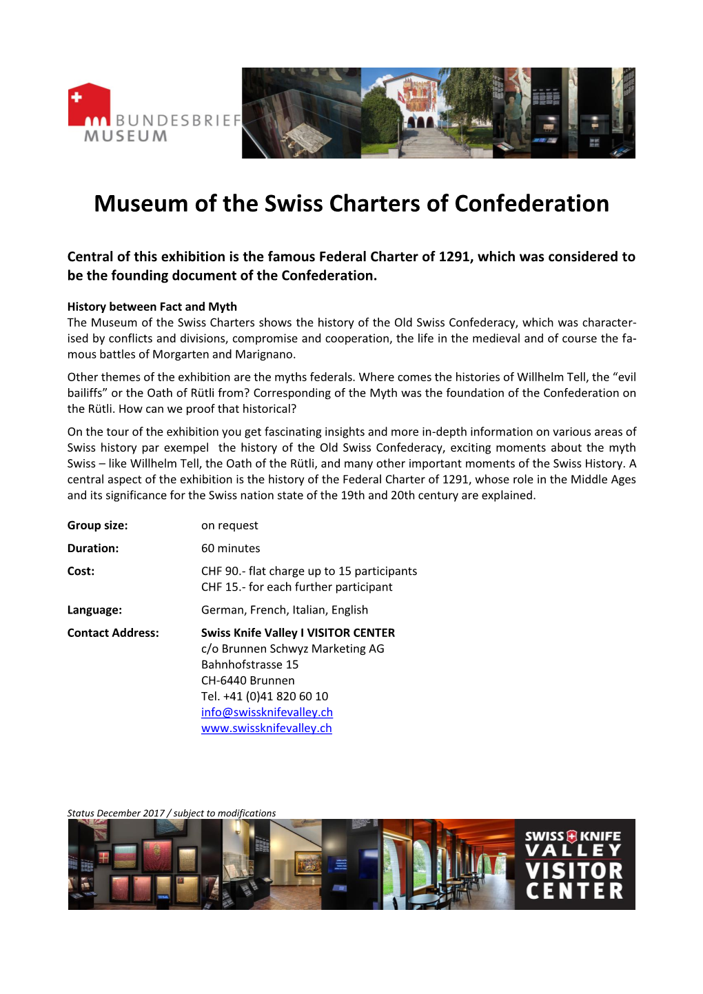 Museum of the Swiss Charters of Confederation