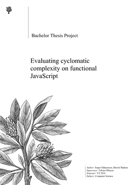 Evaluating Cyclomatic Complexity on Functional Javascript