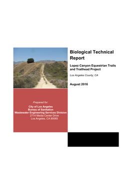 Appendix B Biological Technical Report